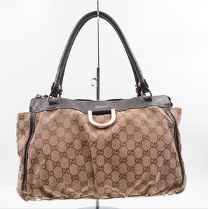 CE42 💟 GUCCI GG Monogram Abbey Tote